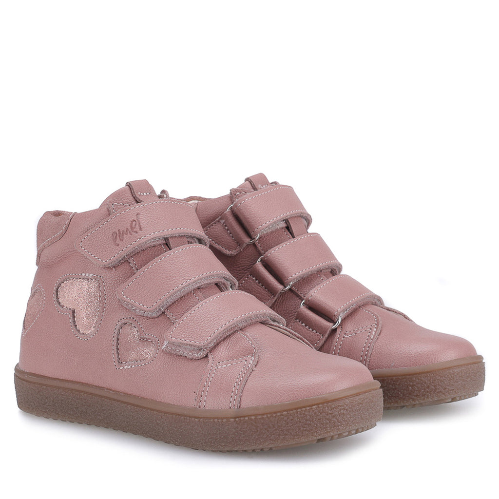 (E 2806-2) Emel Pink stars Velcro Trainers - MintMouse (Unicorner Concept Store)