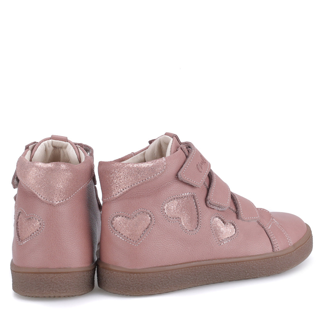 (E 2806-2) Emel Pink stars Velcro Trainers - MintMouse (Unicorner Concept Store)