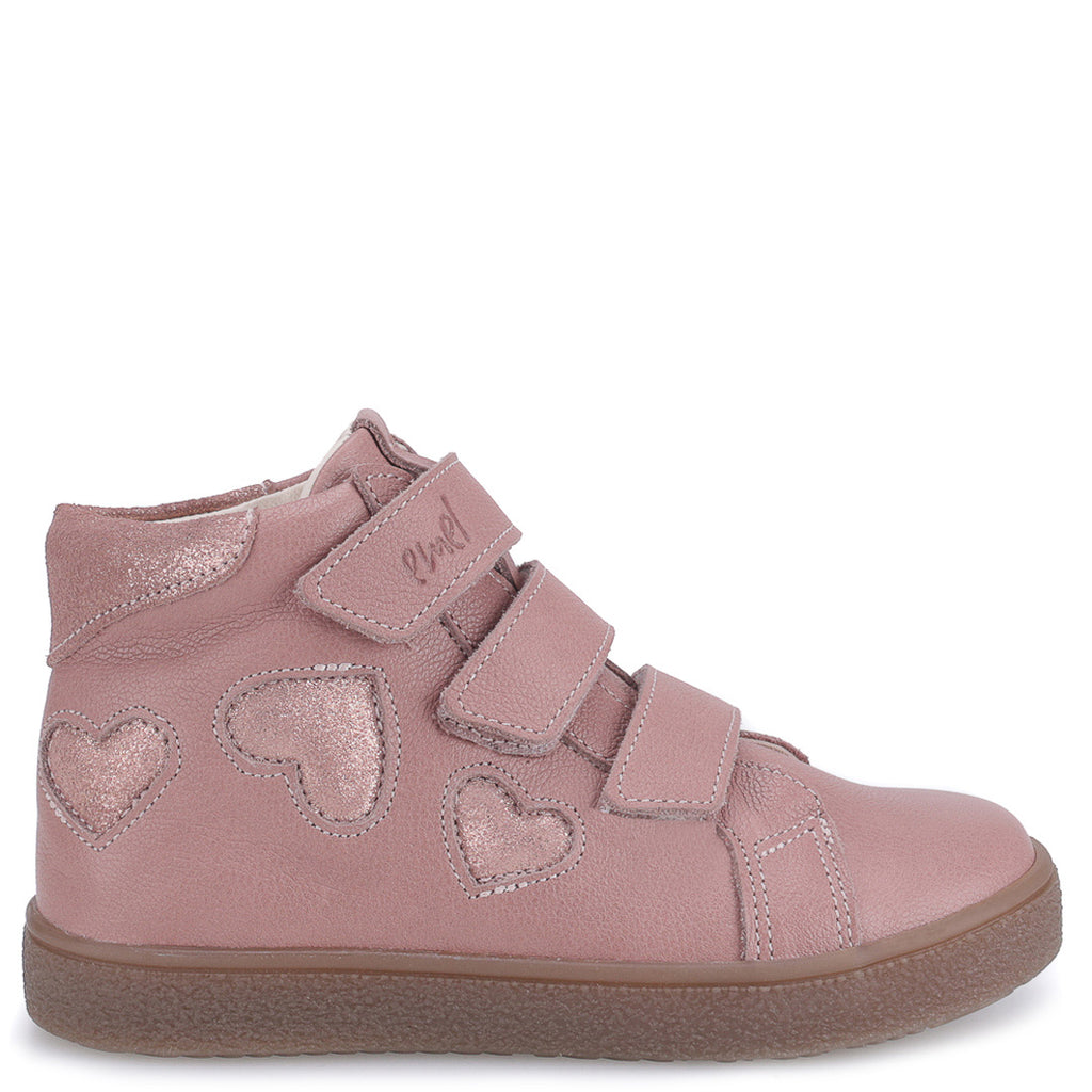 (E 2806-2) Emel Pink stars Velcro Trainers - MintMouse (Unicorner Concept Store)