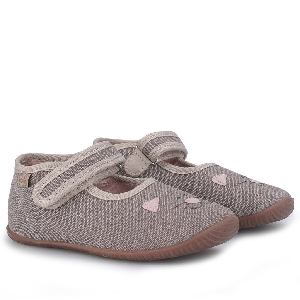 (EK4000C-1) Emel slippers ballerina - Grey Cat - MintMouse (Unicorner Concept Store)