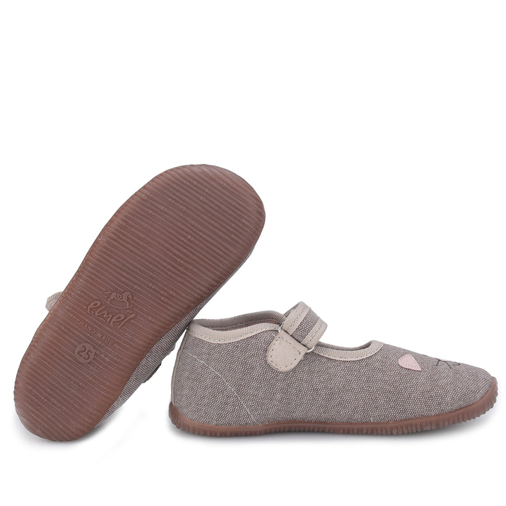 (EK4000C-1) Emel slippers ballerina - Grey Cat - MintMouse (Unicorner Concept Store)