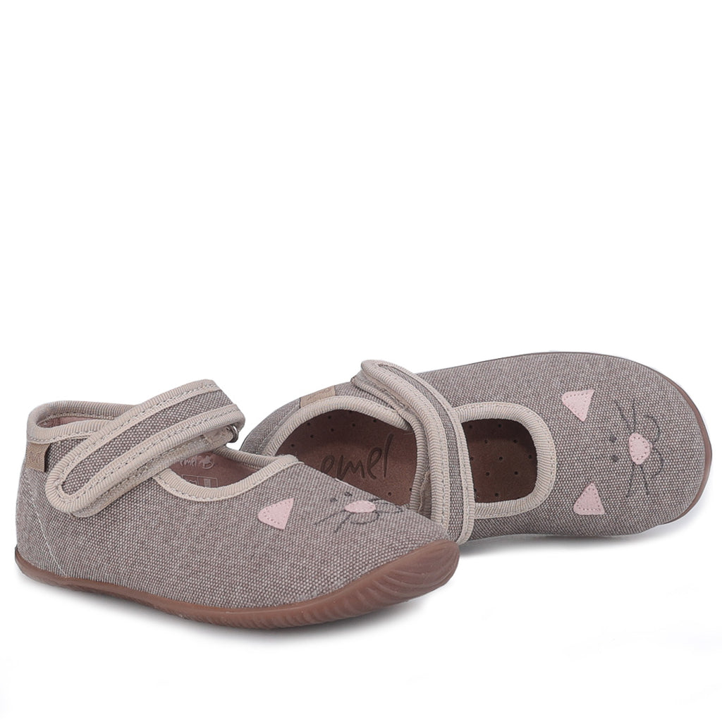 (EK4000C-1) Emel slippers ballerina - Grey Cat - MintMouse (Unicorner Concept Store)