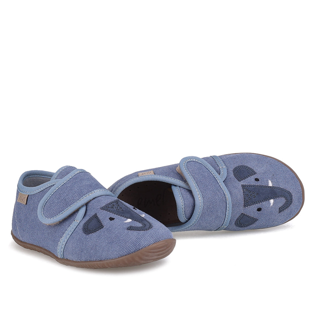 (EK5000C-1) Emel slippers - Blue Elephant - MintMouse (Unicorner Concept Store)