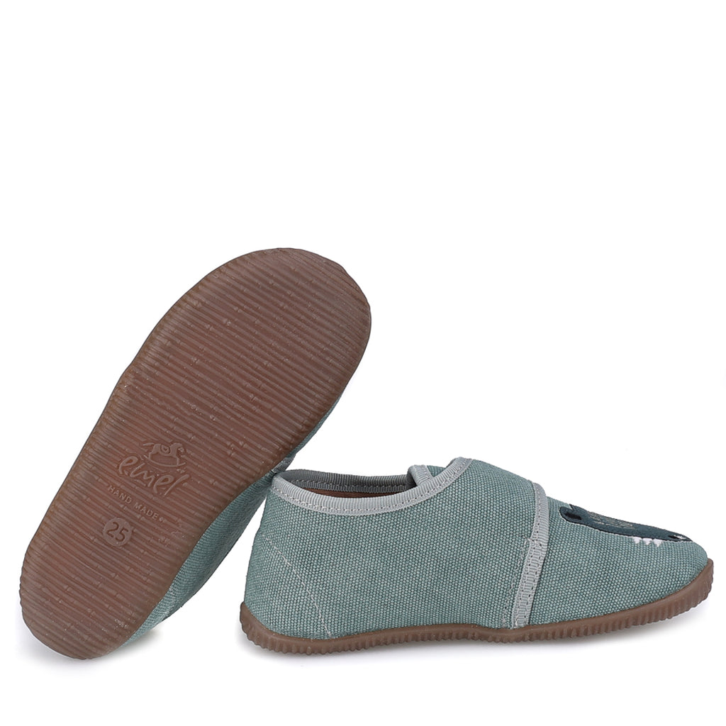 (EK5000C) Emel slippers - Green crocodile - MintMouse (Unicorner Concept Store)