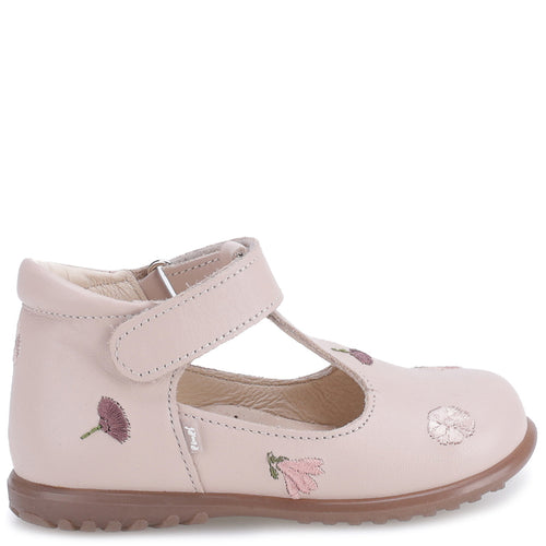 (2409J-2) Emel Ballerina Cream Embroided Flowers - MintMouse (Unicorner Concept Store)