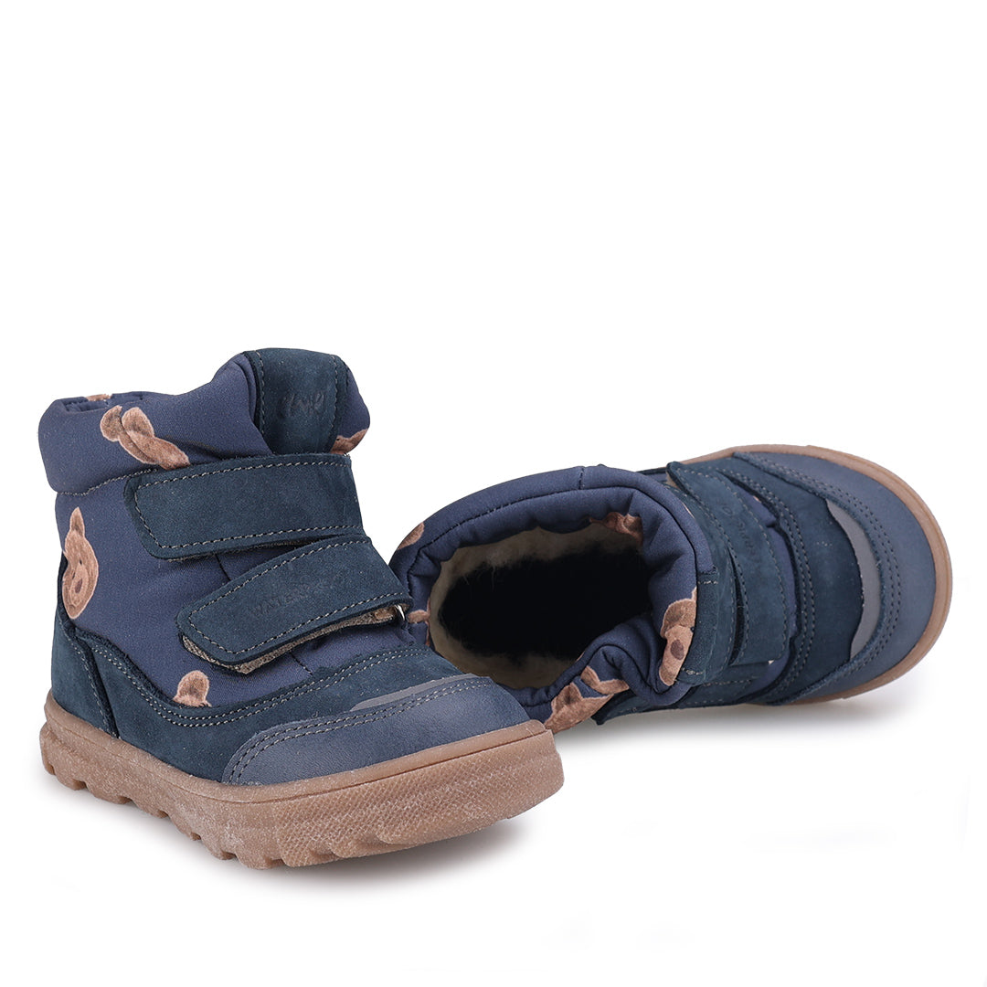 (EV2778-17) Emel Wool-lined Winter Ankle Boots