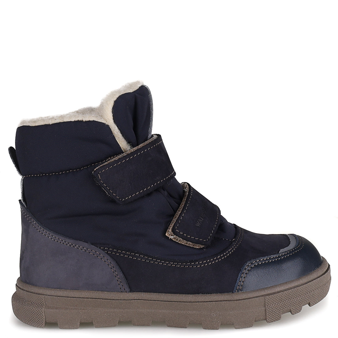 (EV2778-14 / EV2778M-14) Emel Navy Velcro Winter Ankle Boots - MintMouse (Unicorner Concept Store)
