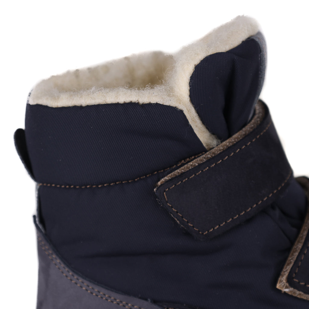 (EV2778-14 / EV2778M-14) Emel Navy Velcro Winter Ankle Boots - MintMouse (Unicorner Concept Store)