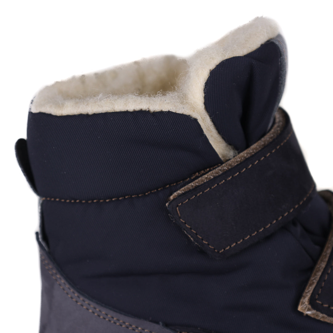 (EV2778-14 / EV2778M-14) Emel Navy Velcro Winter Ankle Boots - MintMouse (Unicorner Concept Store)