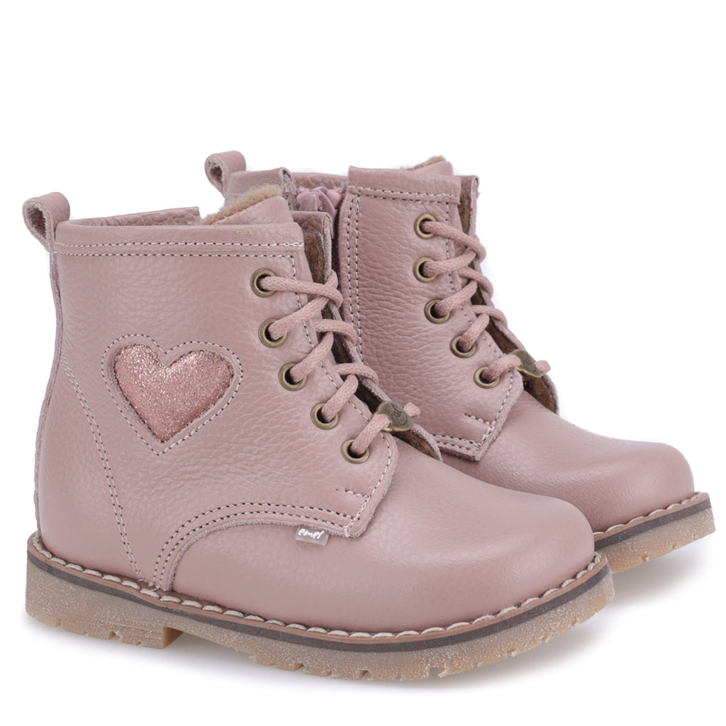 (EY2727D-2) Emel heart winter boots - MintMouse (Unicorner Concept Store)
