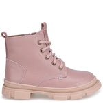 (EY2770-4) Emel Lace Up Winter Boots Pink