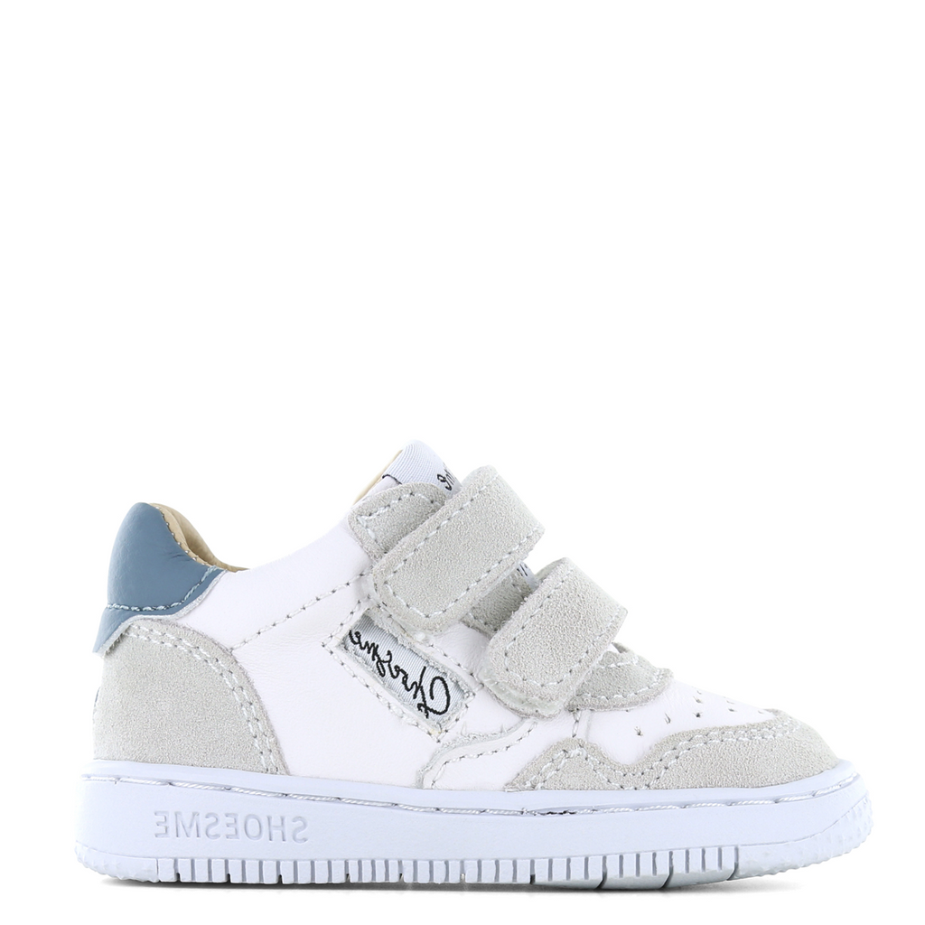 (BN24S015-C) Leather Sneakers Baby-Proof White Jeans Blue - MintMouse (Unicorner Concept Store)