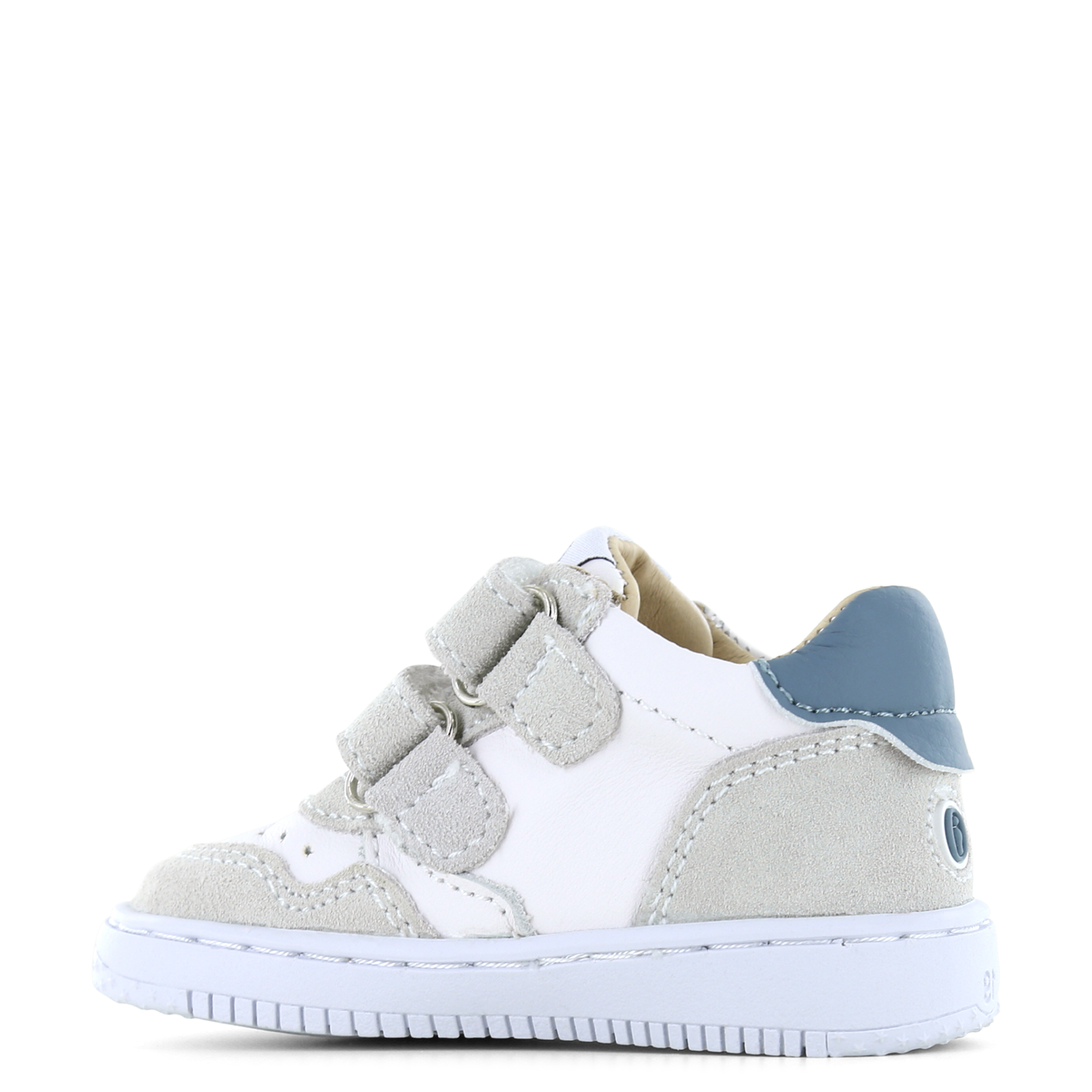 (BN24S015-C) Leather Sneakers Baby-Proof White Jeans Blue - MintMouse (Unicorner Concept Store)