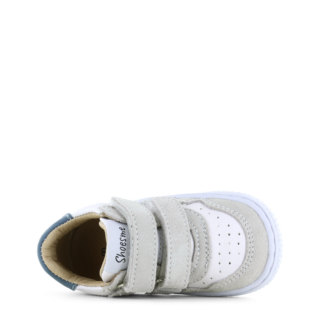 (BN24S015-C) Leather Sneakers Baby-Proof White Jeans Blue - MintMouse (Unicorner Concept Store)