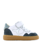 (BN25S012-A) Leather Lace up Sneakers White Dark Blue - MintMouse (Unicorner Concept Store)