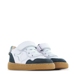 (BN25S012-A) Leather Lace up Sneakers White Dark Blue - MintMouse (Unicorner Concept Store)