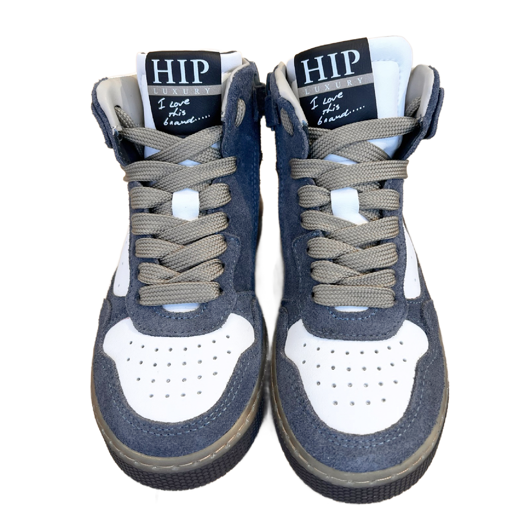 (H1224) Hip Shoes Dark Blue - Combi - MintMouse (Unicorner Concept Store)