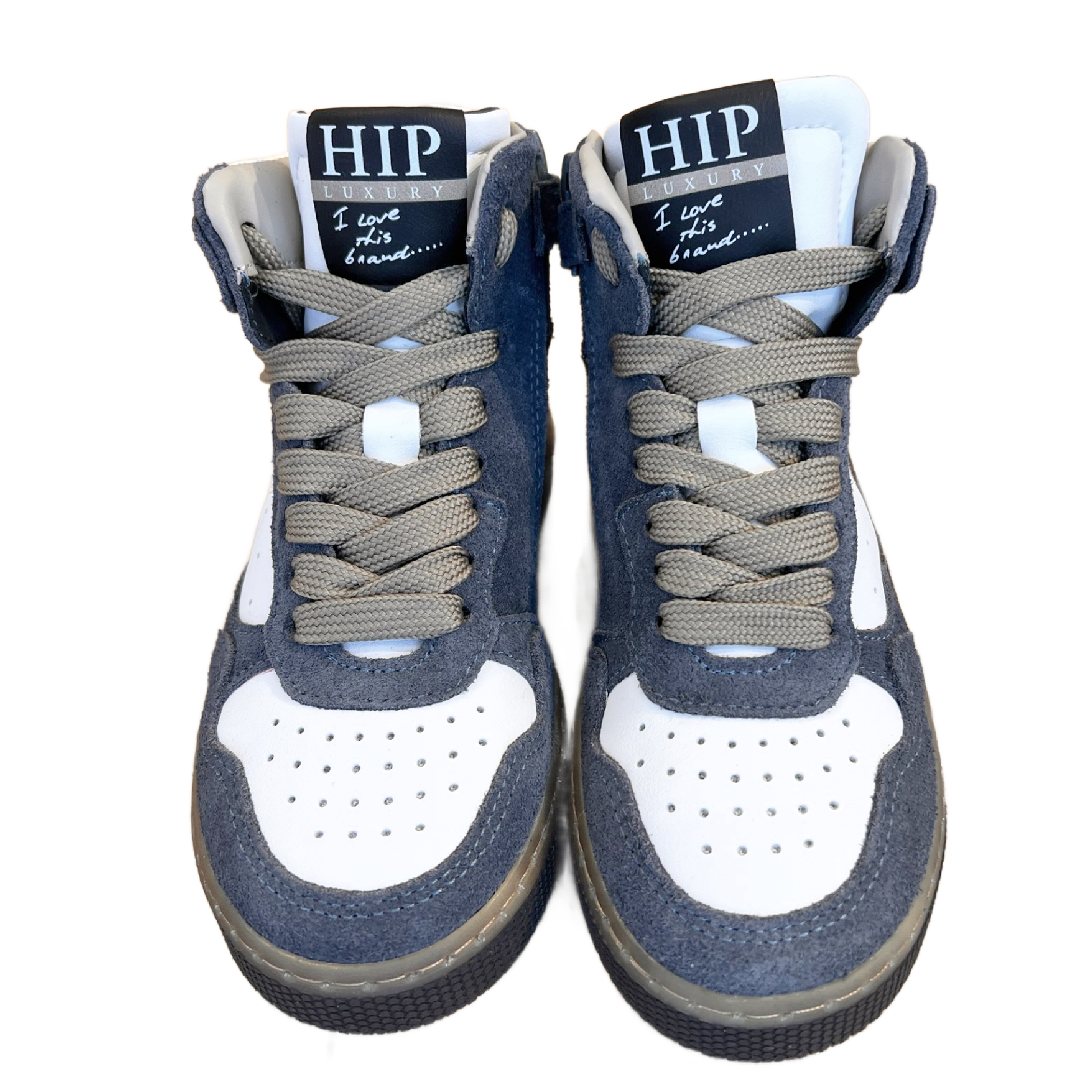 (H1224) Hip Shoes Dark Blue - Combi - MintMouse (Unicorner Concept Store)