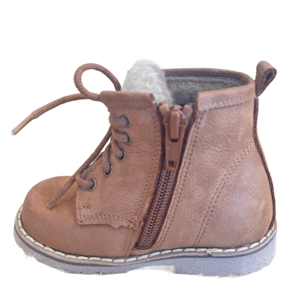 (EY272E) Emel winter boots - Brown