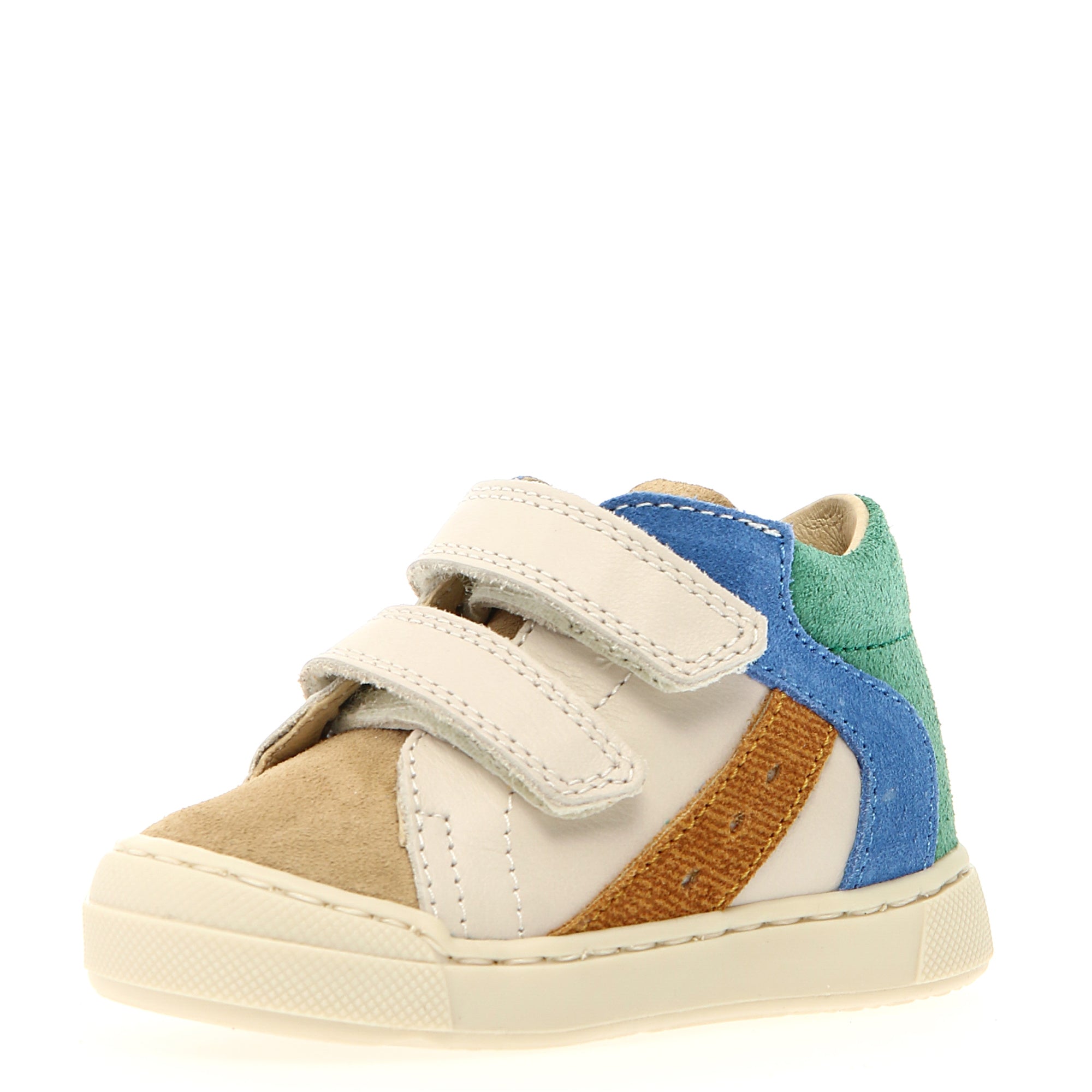 Falcotto Aveniss VL Suede/Nappa Milk-Sand-Green - MintMouse (Unicorner Concept Store)