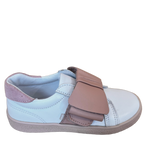 (2739-9) Low Velcro sneakers Pink bow