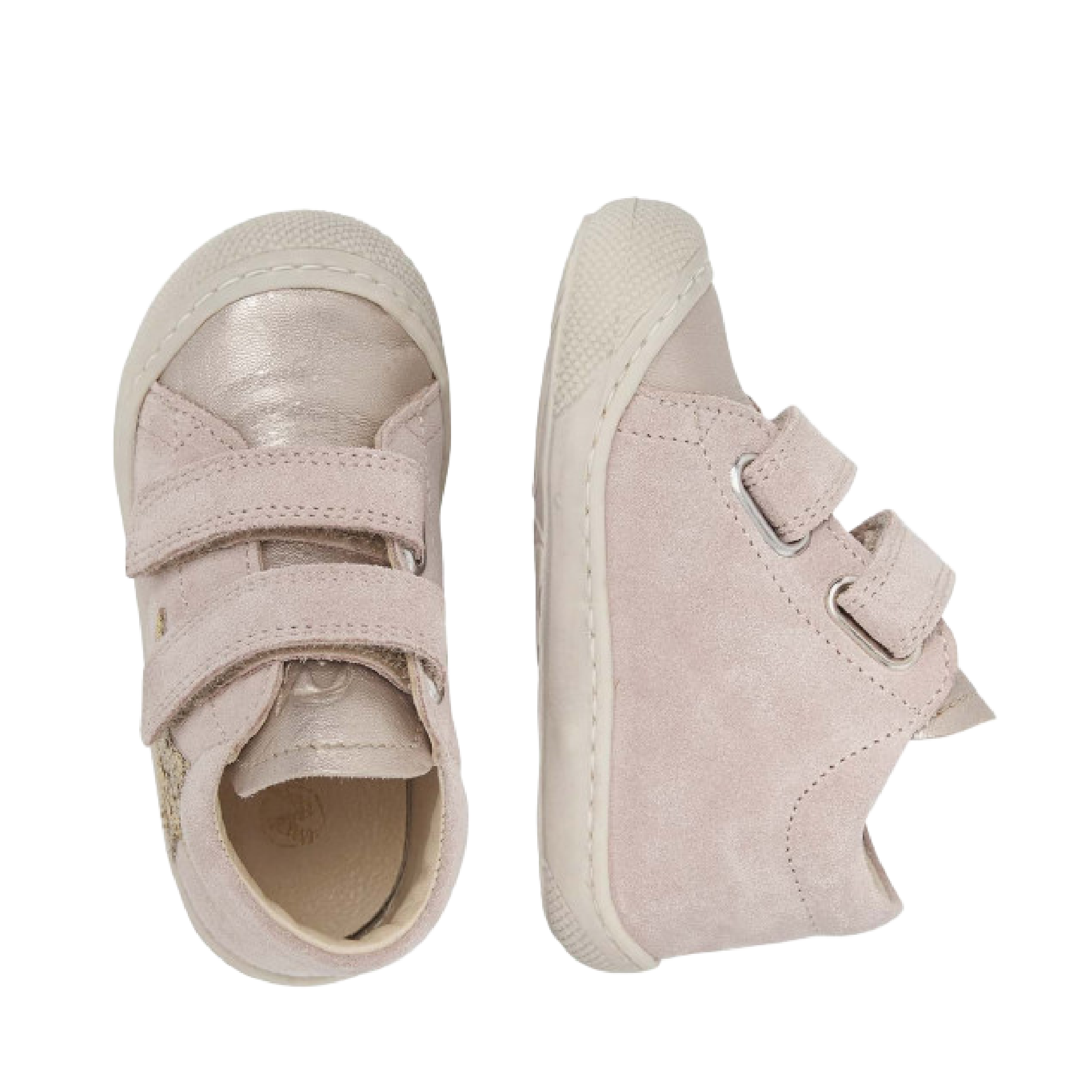 NATURINO KOLDE VL Met.Pebbled / Suede / Glitter Cipria-Platinum - MintMouse (Unicorner Concept Store)