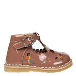 T-Bar Scallop Birds - Rose Clay Patent