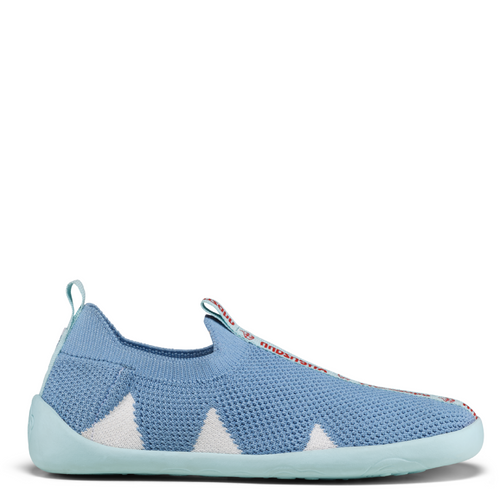 (01397-30211) Affenzahn Slipper Knit Flinky Shark - MintMouse (Unicorner Concept Store)