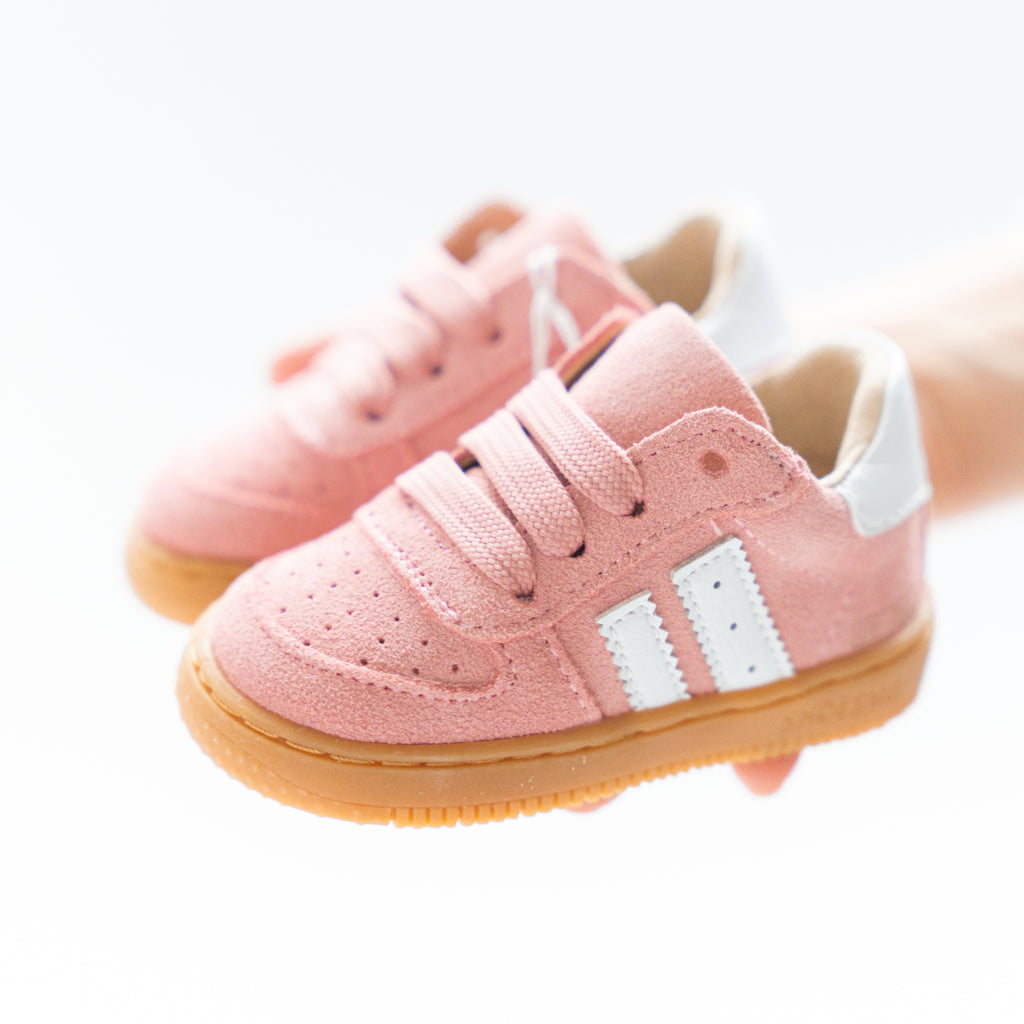 (BN25S002-B) Leather Lace up Sneakers Pink - MintMouse (Unicorner Concept Store)