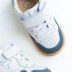 (BN25S012-A) Leather Lace up Sneakers White Dark Blue - MintMouse (Unicorner Concept Store)