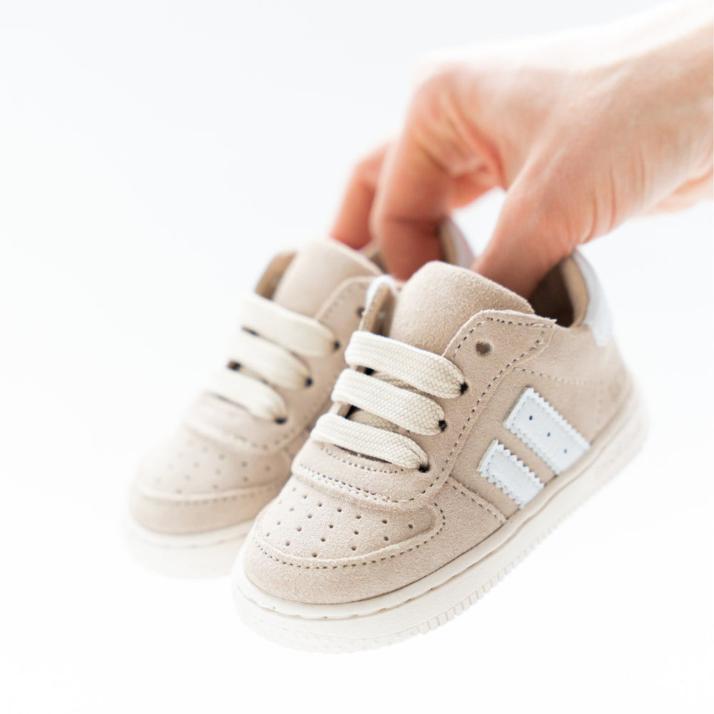 (BN25S002-A) Leather Lace up Sneakers Taupe - MintMouse (Unicorner Concept Store)