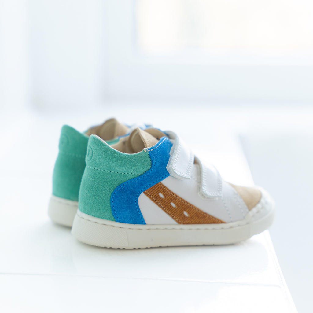 Falcotto Aveniss VL Suede/Nappa Milk-Sand-Green - MintMouse (Unicorner Concept Store)