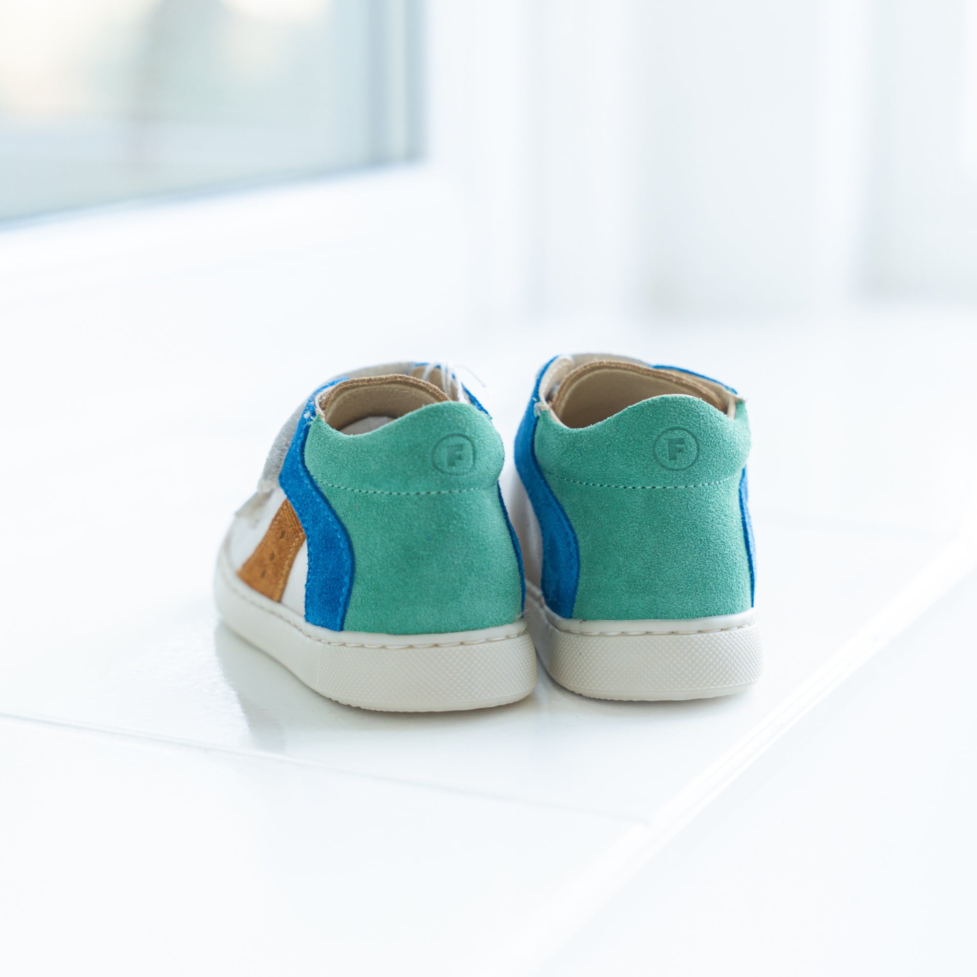 Falcotto Aveniss VL Suede/Nappa Milk-Sand-Green - MintMouse (Unicorner Concept Store)