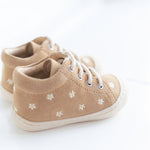 Naturino Cocoon - Embr. Daisies Suede Sand