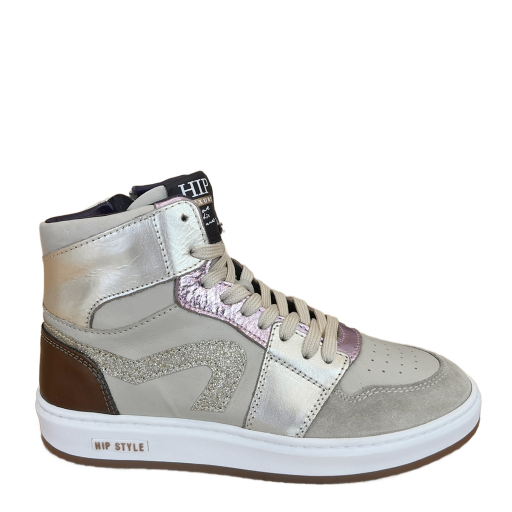 H1765-244 Hip Shoes Beige - Combi - MintMouse (Unicorner Concept Store)