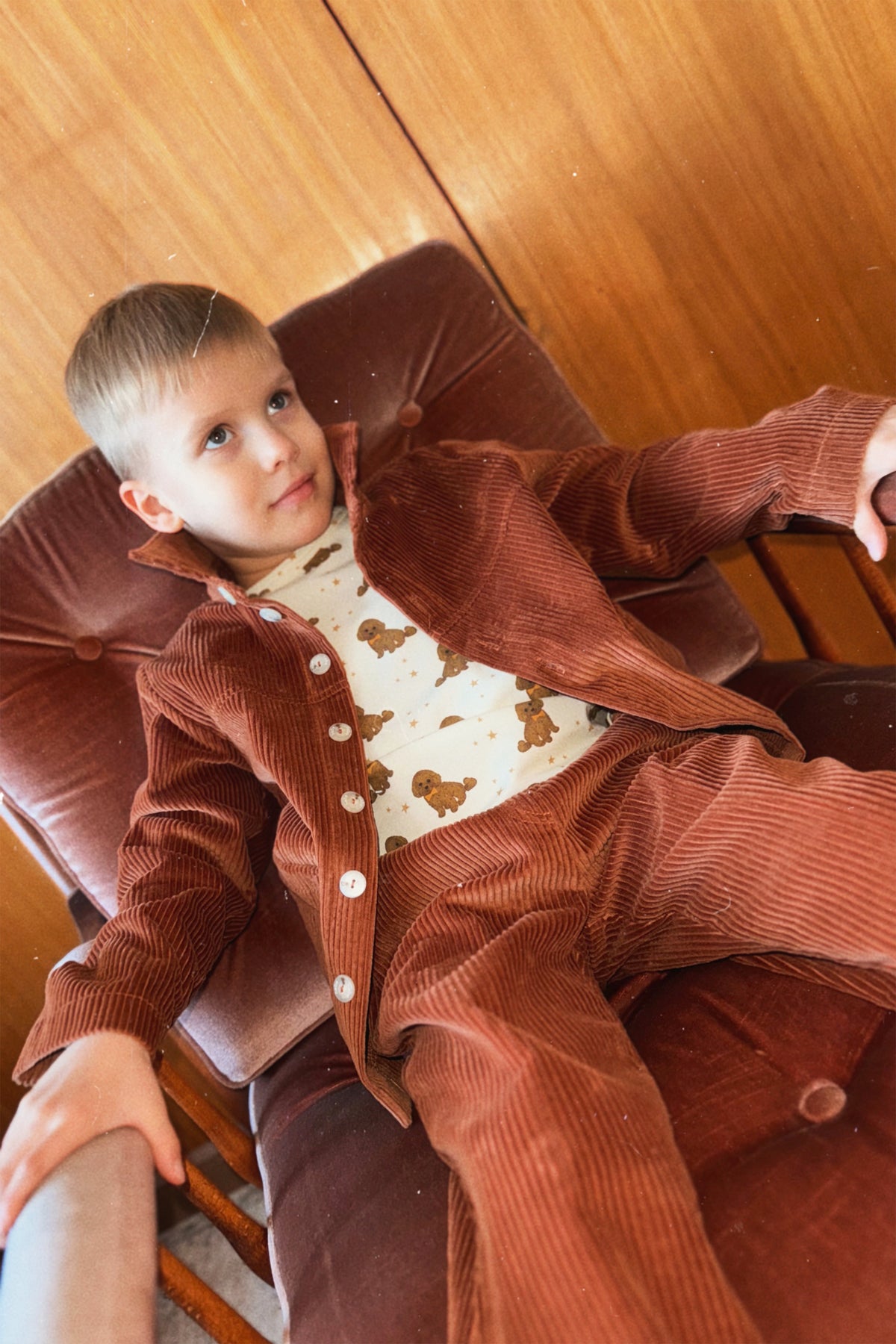 (0113_F26058) Cotton Trousers – Brown - MintMouse (Unicorner Concept Store)