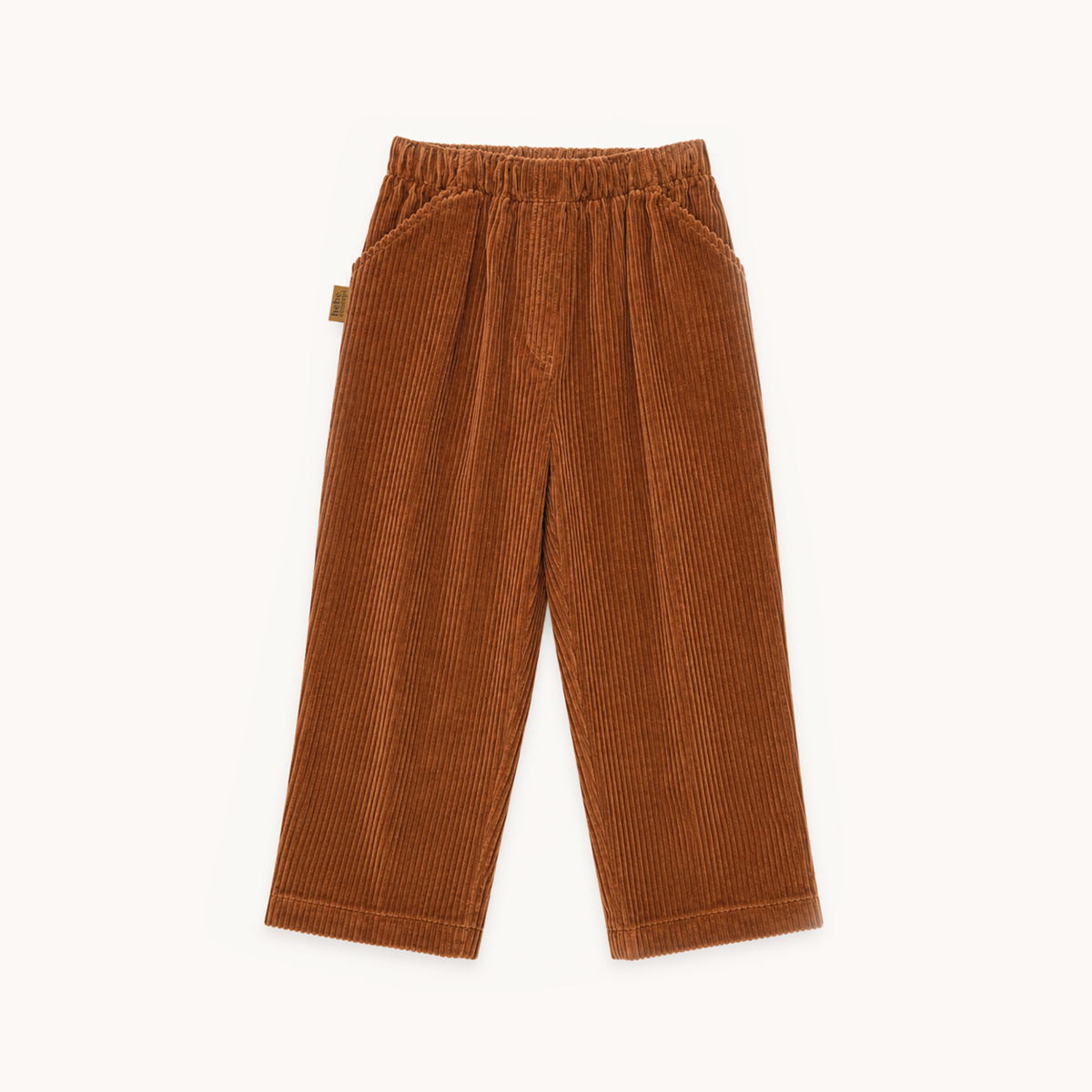 (0113_F26058) Cotton Trousers – Brown - MintMouse (Unicorner Concept Store)