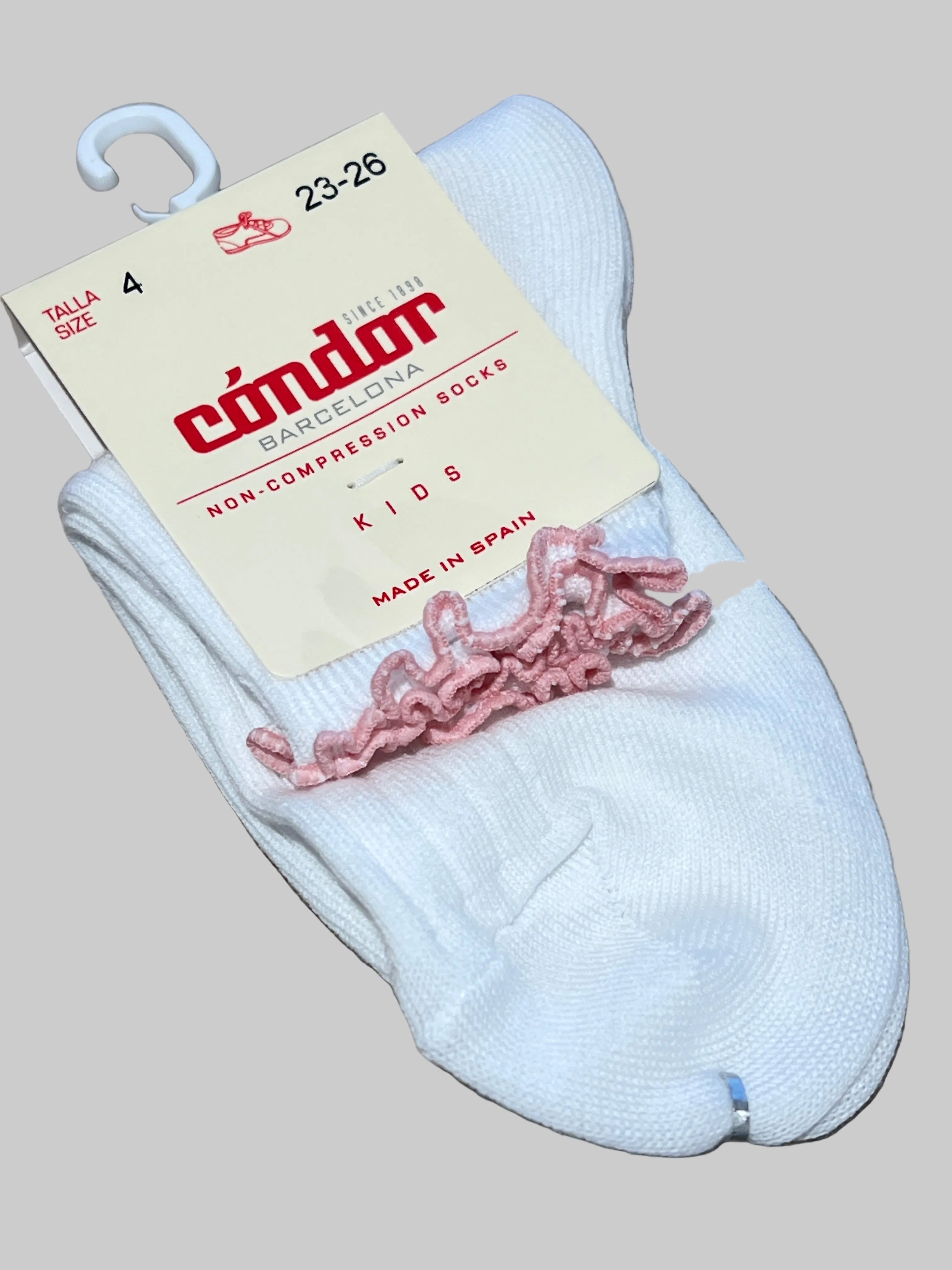 Ankle Rib socks with contrasted curling 2496 / 4 Color 070 - MintMouse (Unicorner Concept Store)