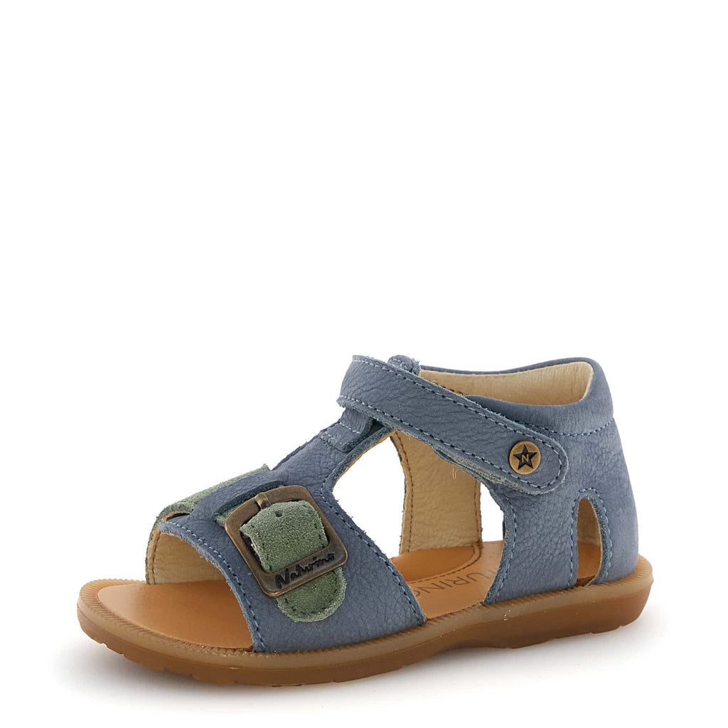 Naturino Quarzo / Nabuk Soft-suede celeste-leaf - MintMouse (Unicorner Concept Store)