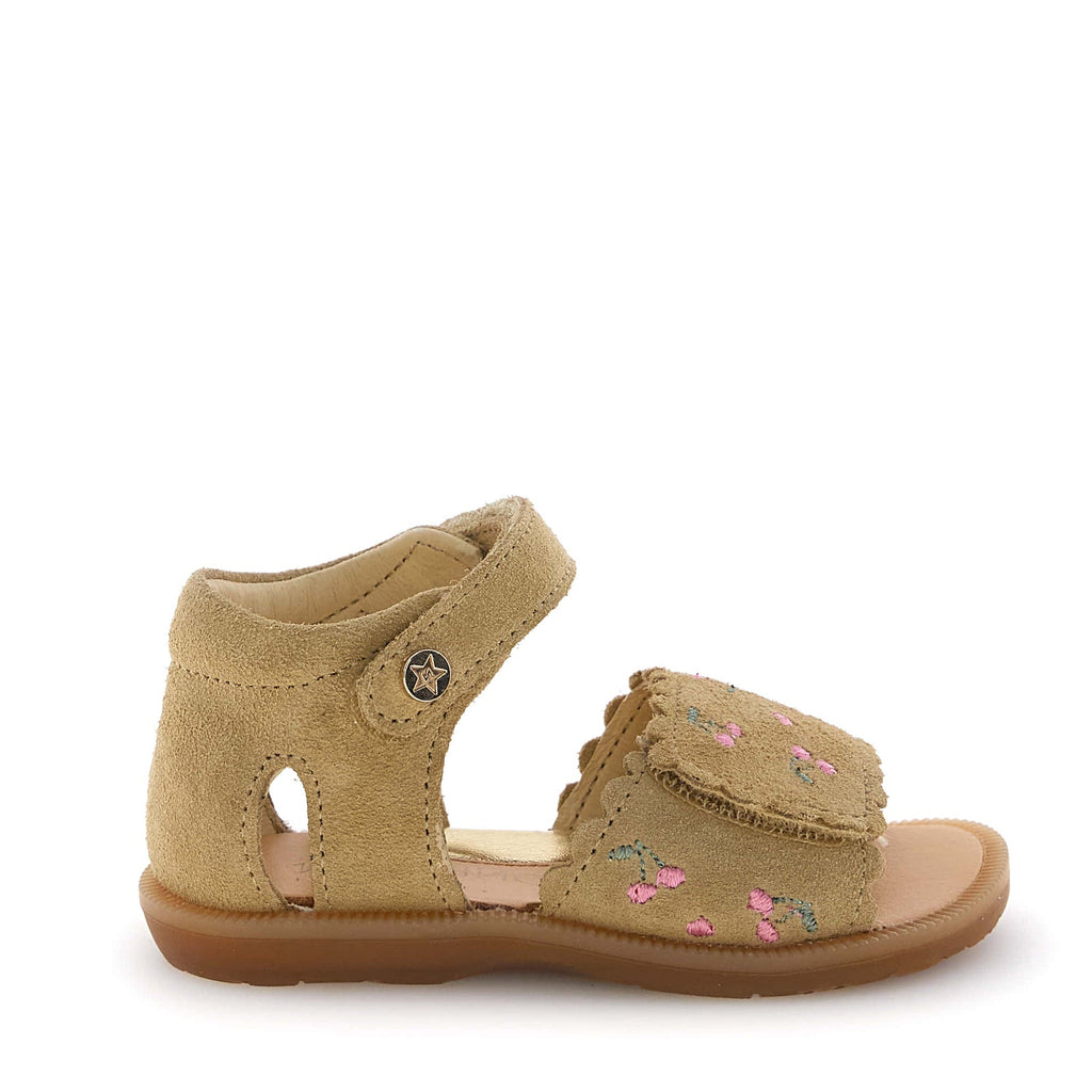 Naturino Maya Embr / Suede Emb Cherry Sand - MintMouse (Unicorner Concept Store)
