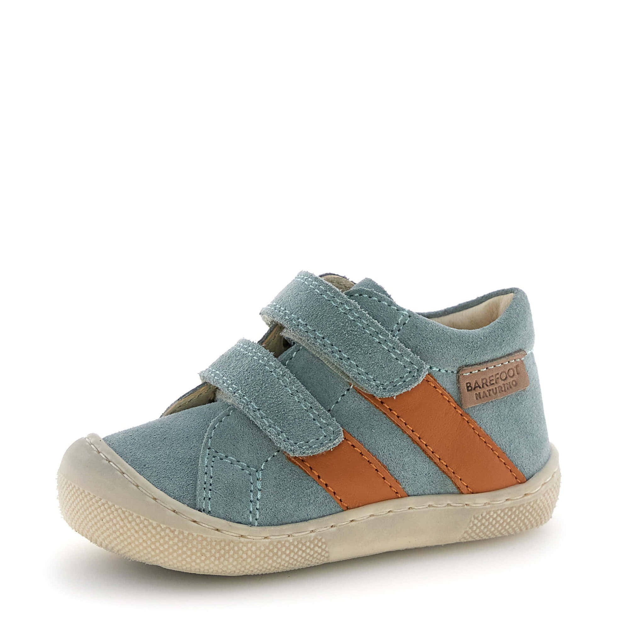 Naturino Barefoot Sabby VL / Suede Calf sole Bone Sage-Warm orange - MintMouse (Unicorner Concept Store)