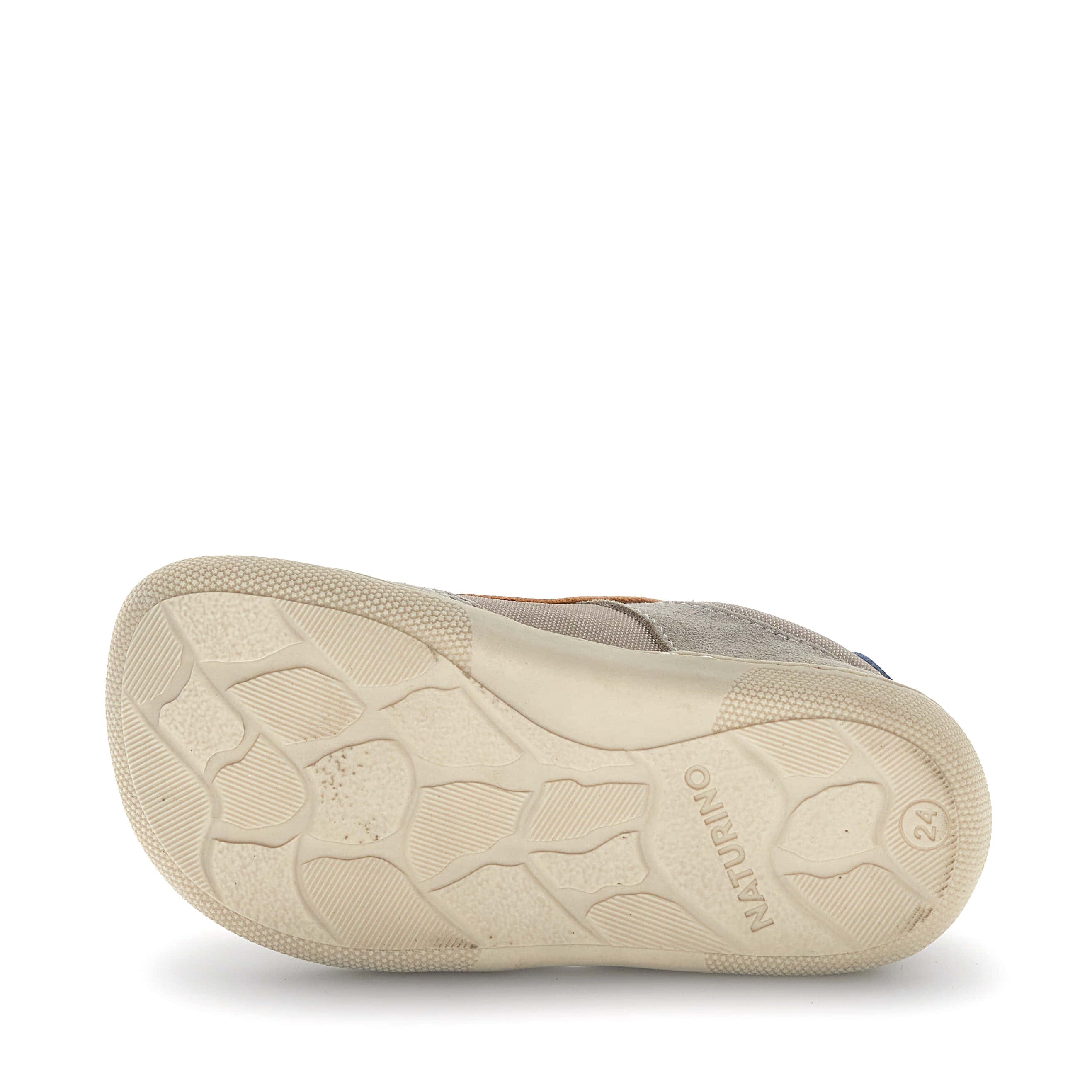 Naturino Barefoot Kesy VL. Suede/Fabric Taupe-Orange-Mare - MintMouse (Unicorner Concept Store)