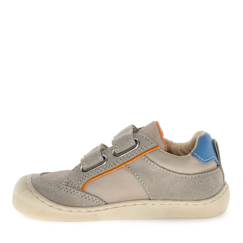Naturino Barefoot Kesy VL. Suede/Fabric Taupe-Orange-Mare - MintMouse (Unicorner Concept Store)