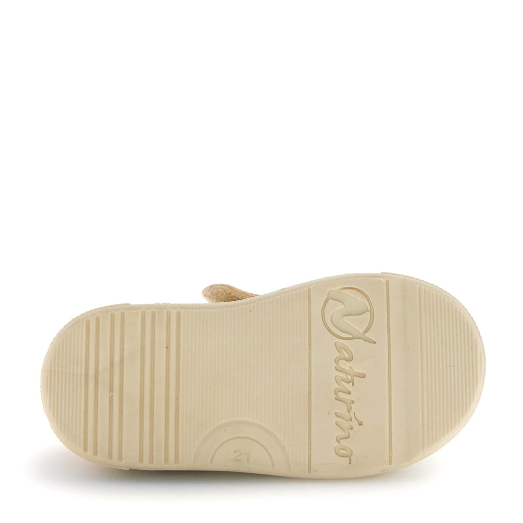 Naturino Lioris Zip Naplek / Suede/ Metallic Latte Vainilla-Rose - MintMouse (Unicorner Concept Store)