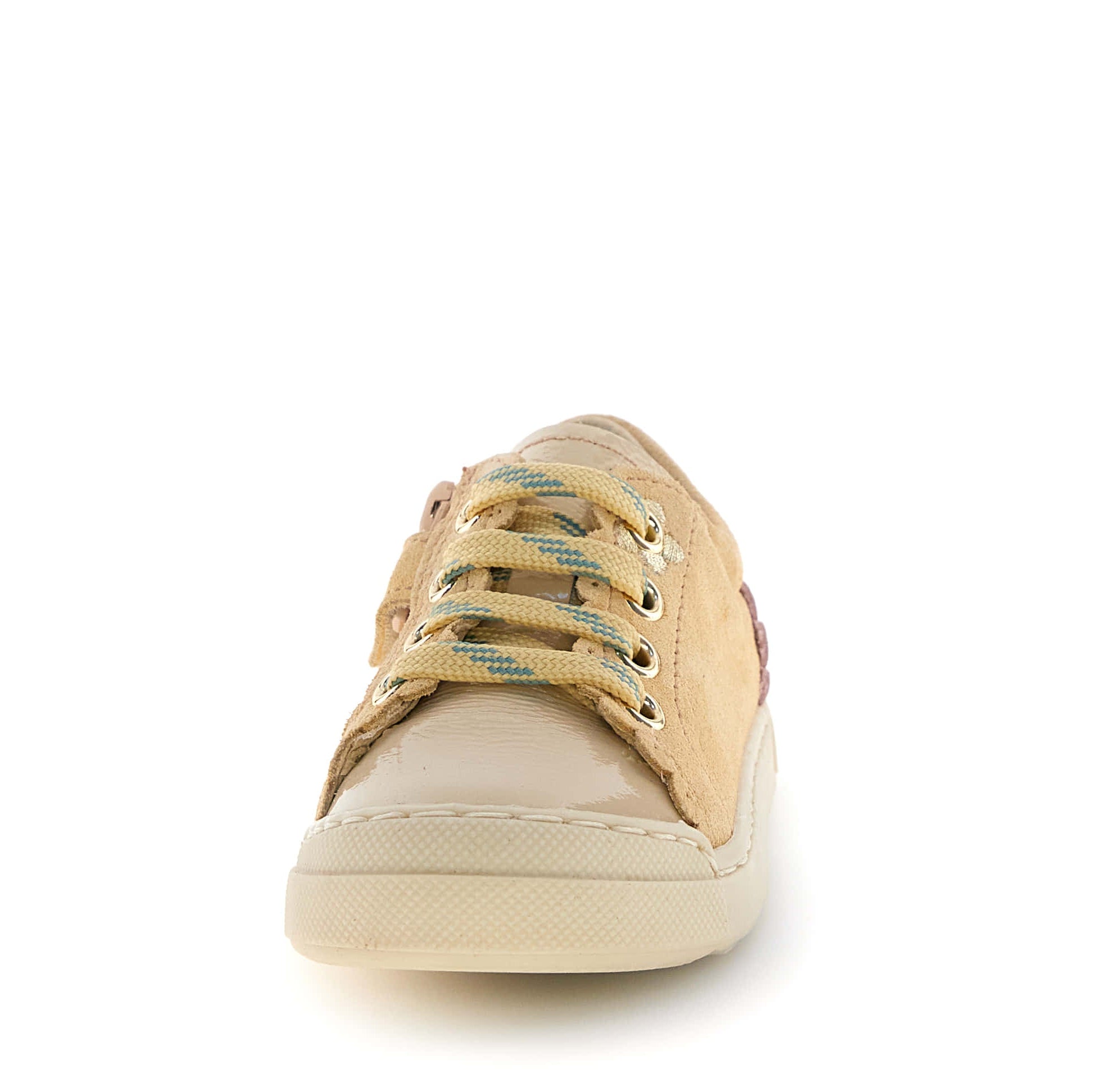 Naturino Lioris Zip Naplek / Suede/ Metallic Latte Vainilla-Rose - MintMouse (Unicorner Concept Store)