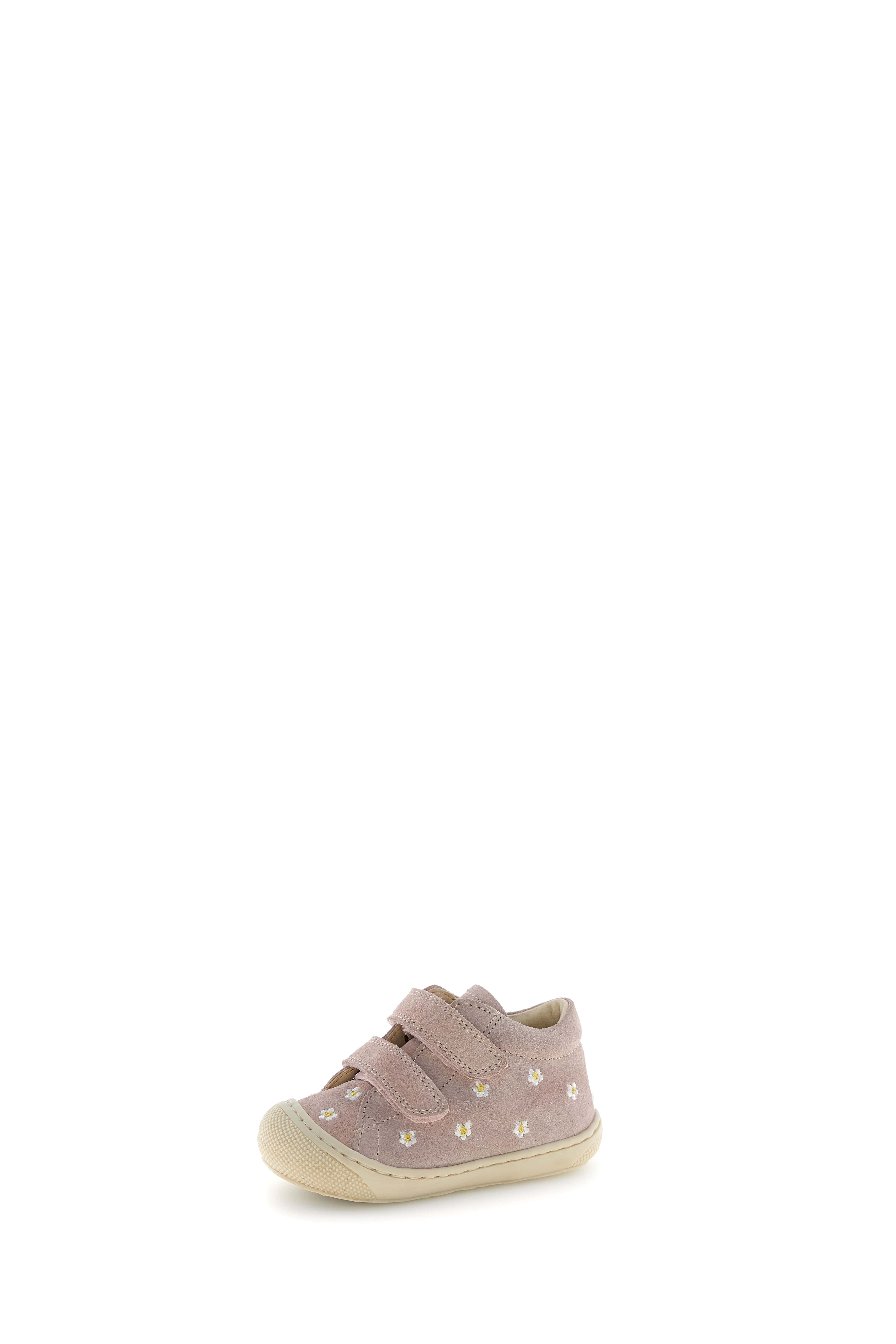 Naturino Cocoon - Embr. Daisies Suede Cipria Velcro