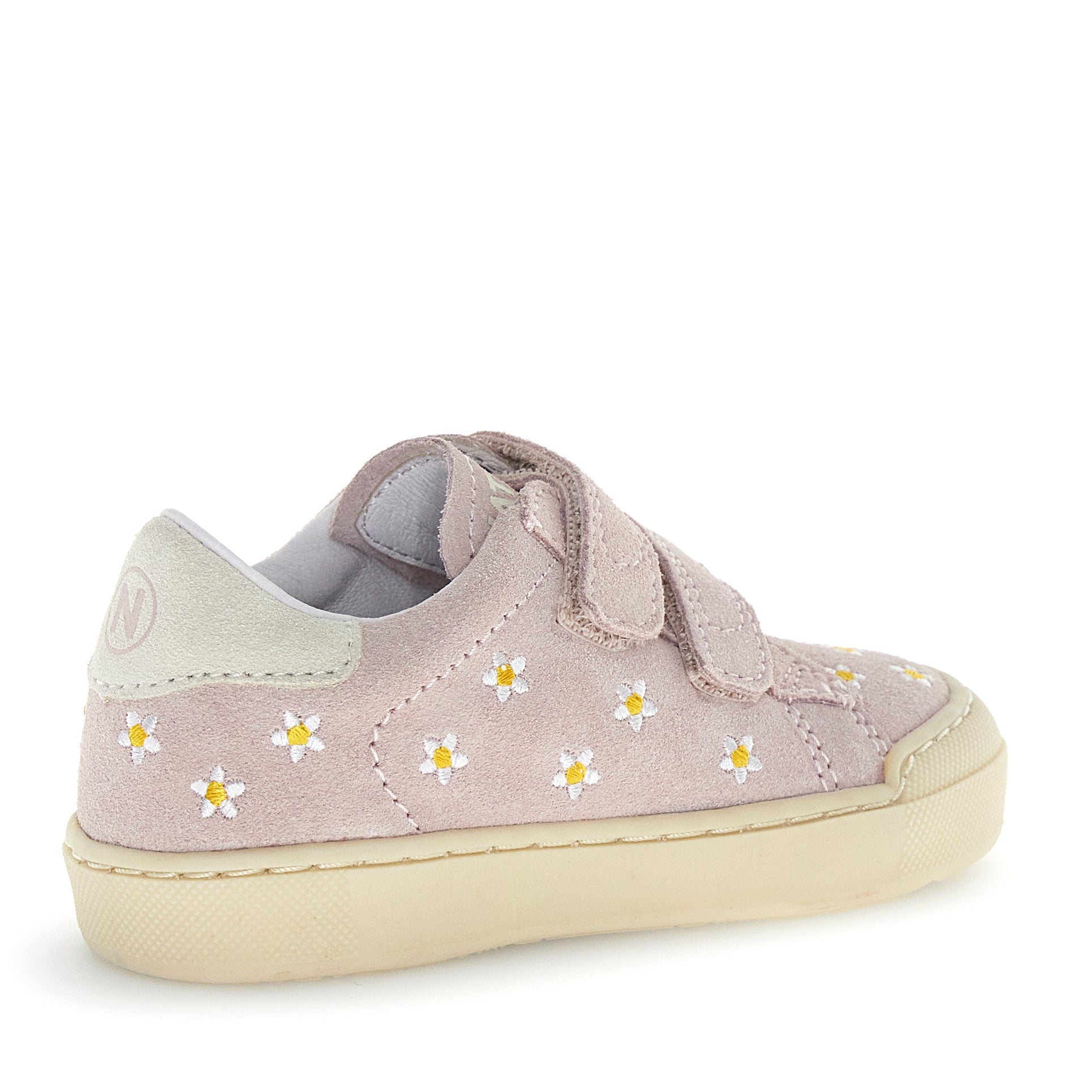 Naturino Eindhoven 2 Embr. VL suede embr. Daisies Cipria Milk - MintMouse (Unicorner Concept Store)