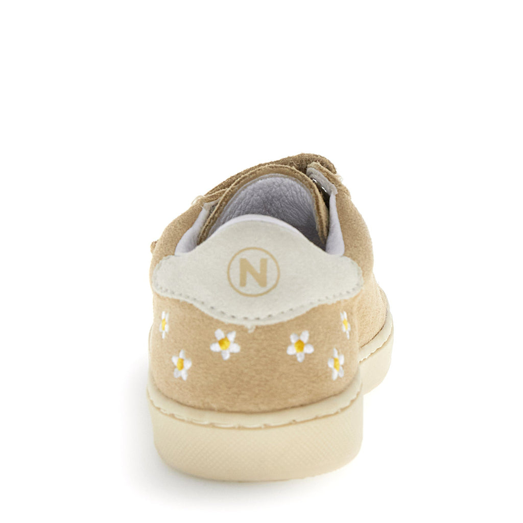 Naturino Eindhoven 2 Embr. VL suede embr. Daisies Sand-Milk - MintMouse (Unicorner Concept Store)