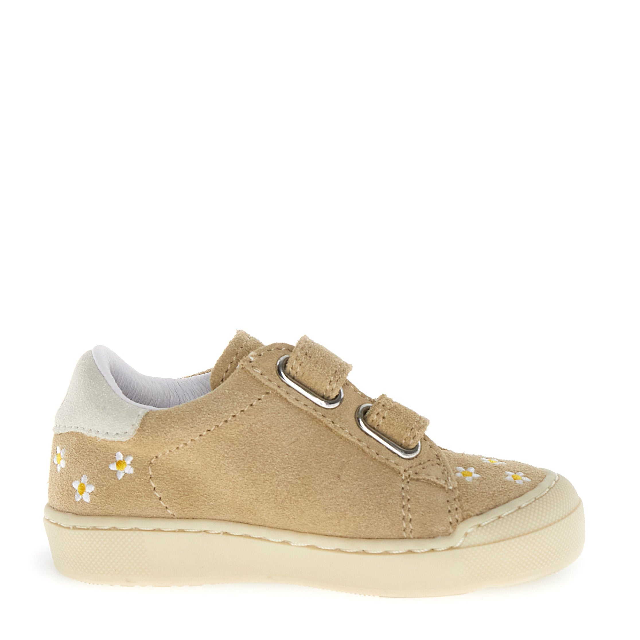 Naturino Eindhoven 2 Embr. VL suede embr. Daisies Sand-Milk - MintMouse (Unicorner Concept Store)