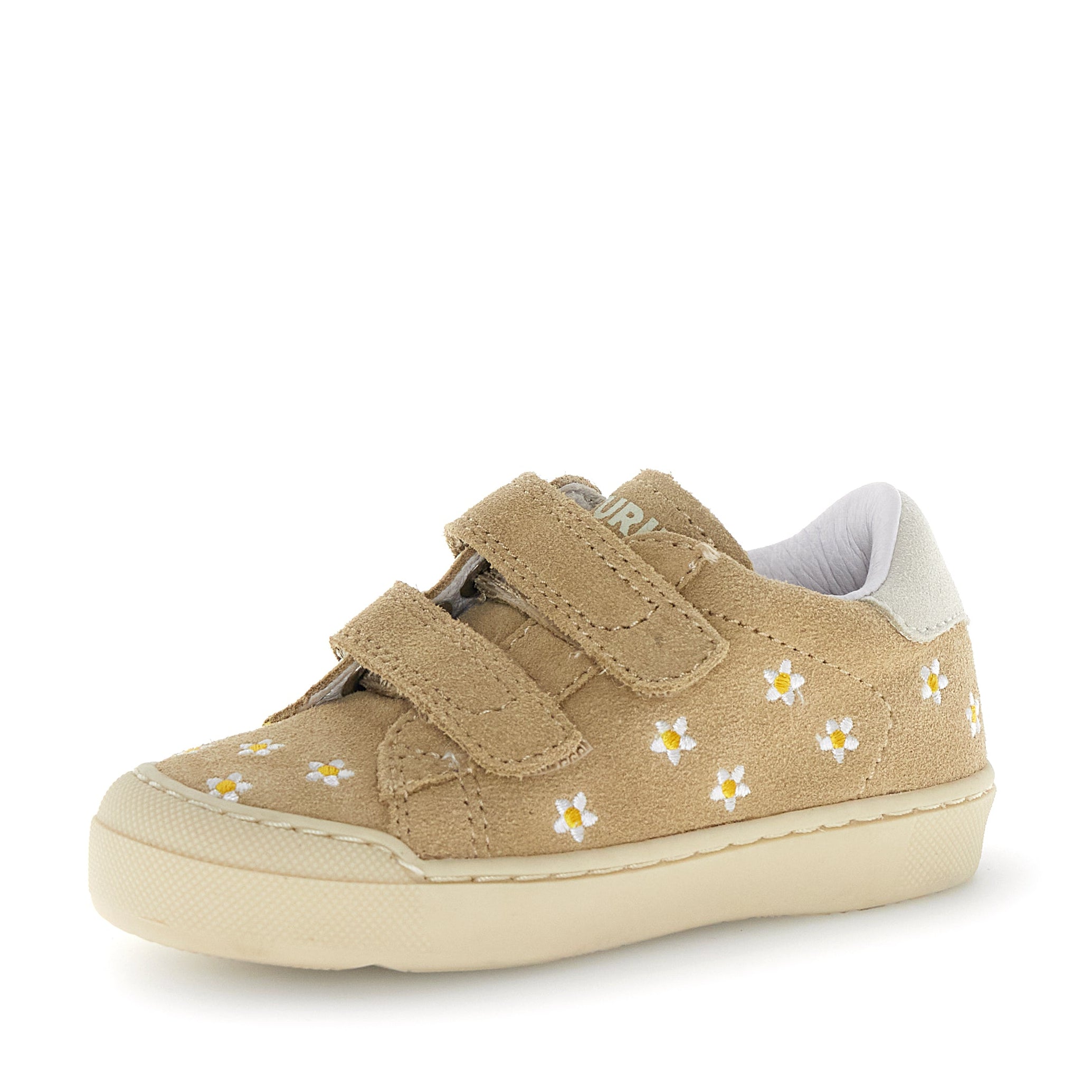 Naturino Eindhoven 2 Embr. VL suede embr. Daisies Sand-Milk - MintMouse (Unicorner Concept Store)